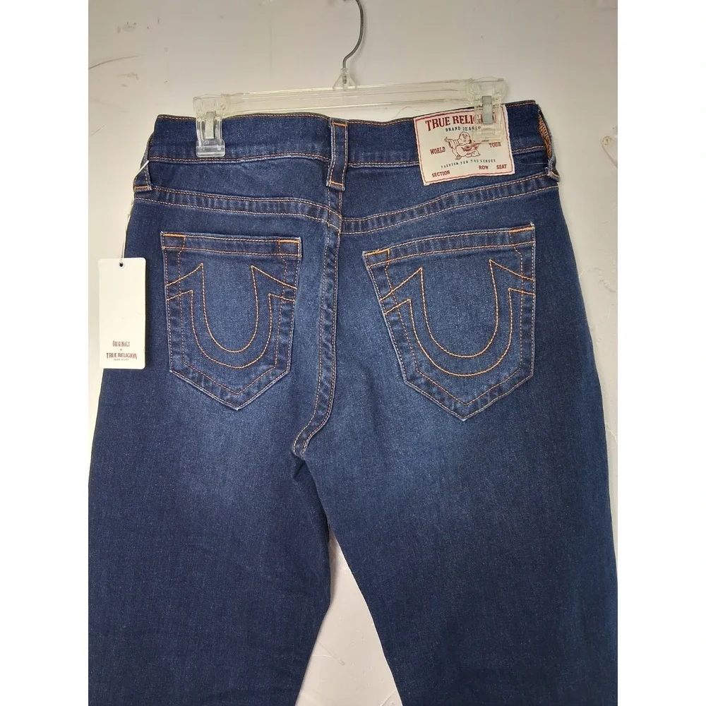 True‎ Religion Bobby Relaxed Baggy Jeans Size 28 X 30 Dark Wash Indie Sleaze